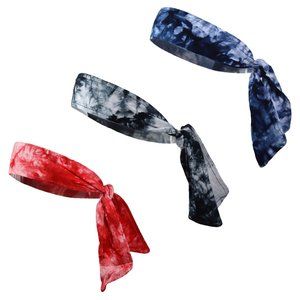 Tie Headband Sweatband Head Wrap Band Bandana Kenz
